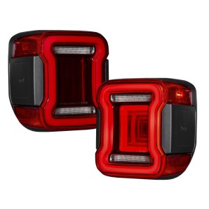Jeep Gladiator Tail Lights - Rear - FORM Lighting - LED, Sequential Turn Signal, Unique Startup Sequence - Red - `20-`26